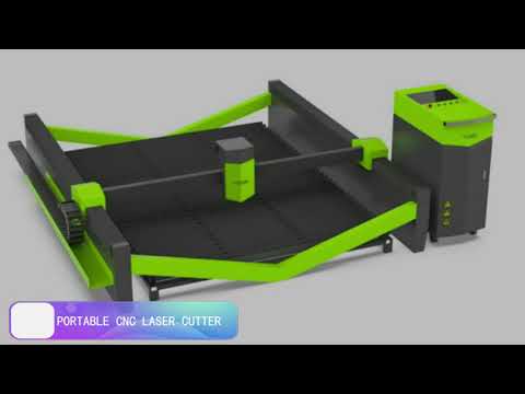 CNC cheap portable laser cnc cutter but famous laser source MAX Raycus Raytools head system