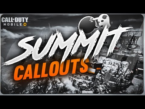 Cod mobile summit map callout eSports || Codm eSports Codm Competitive Map Callouts Summit Map