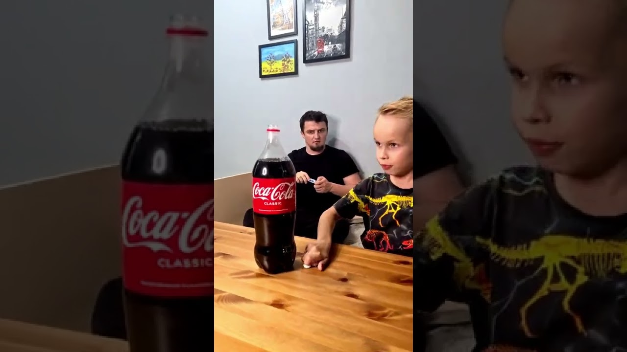 Cola vs Mentos🤣 prank #shorts #tiktok #comedy #viral