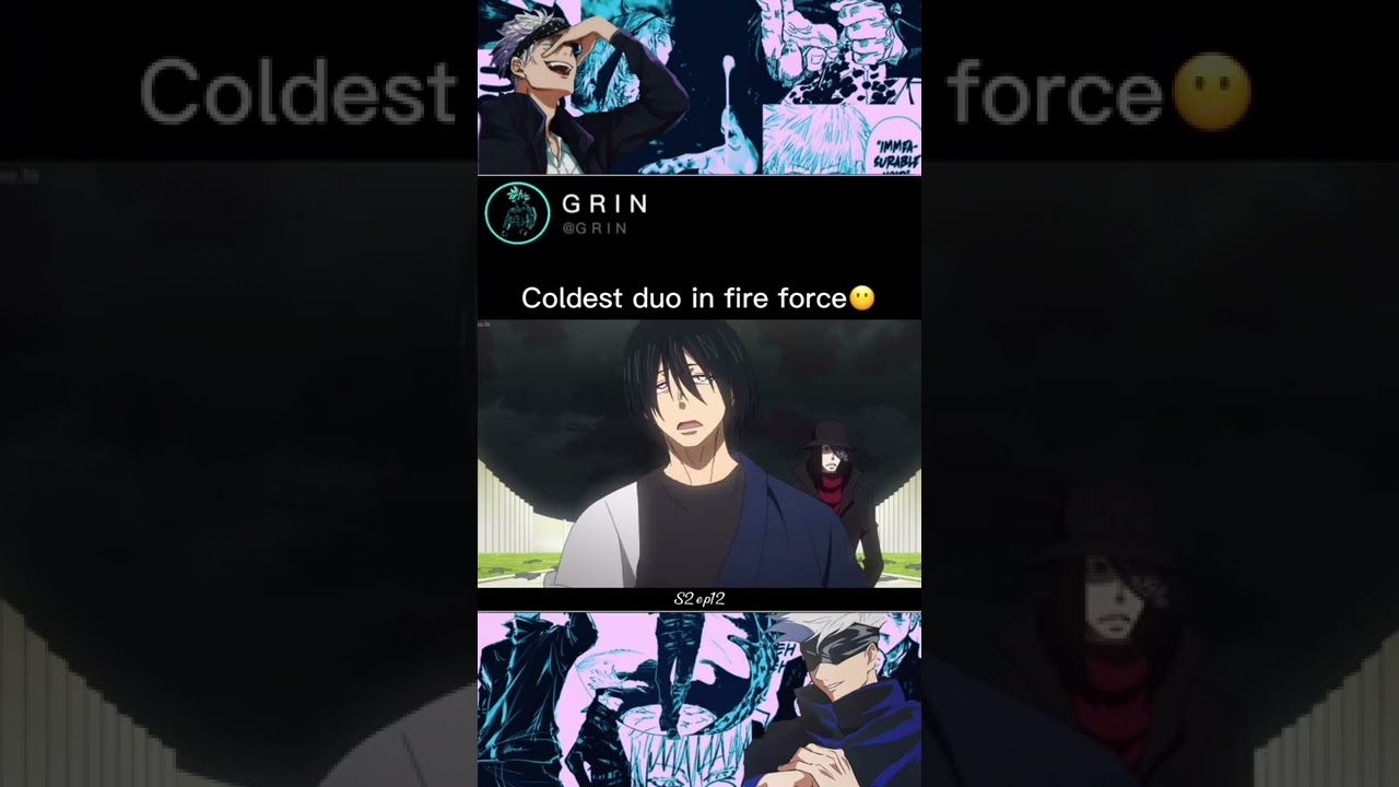 Coldest duo🥶 #anime #fireforce #benimaru #joker #animescenes