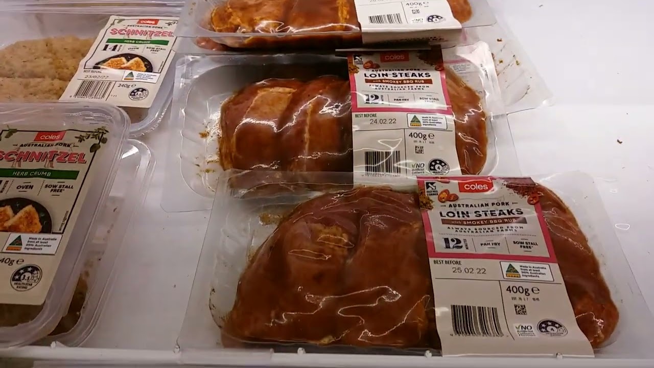Coles Supermarket Australia, Pork Products.