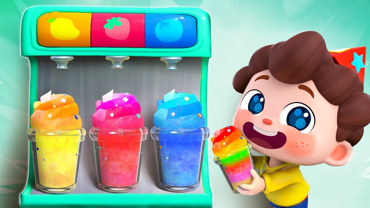 Colorful Drink Vending Machine | Colors Song | Nursery Rhymes & Kids Songs | BabyBus
