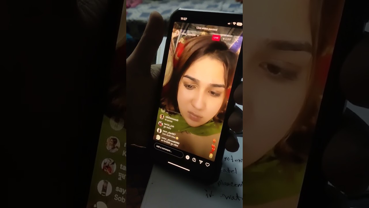 Comments of Diba Moni's live 😂
