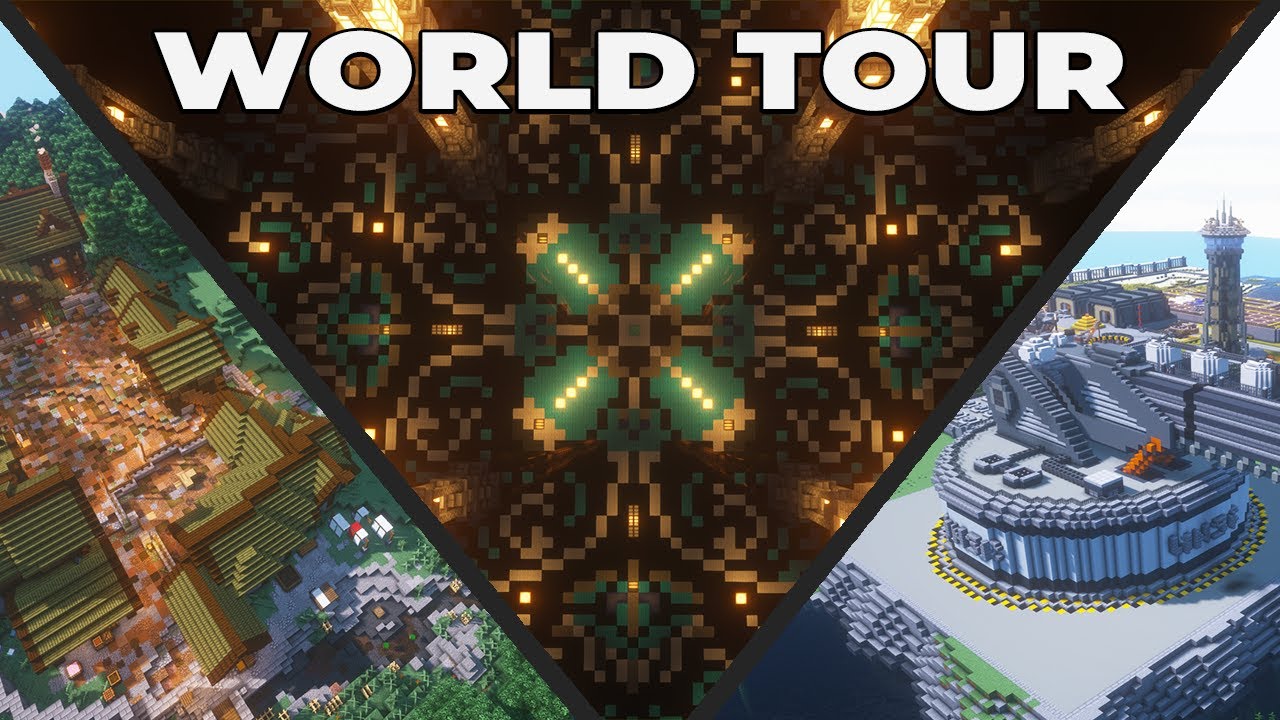 Community Patreon Minecraft Survival Server World Tour!