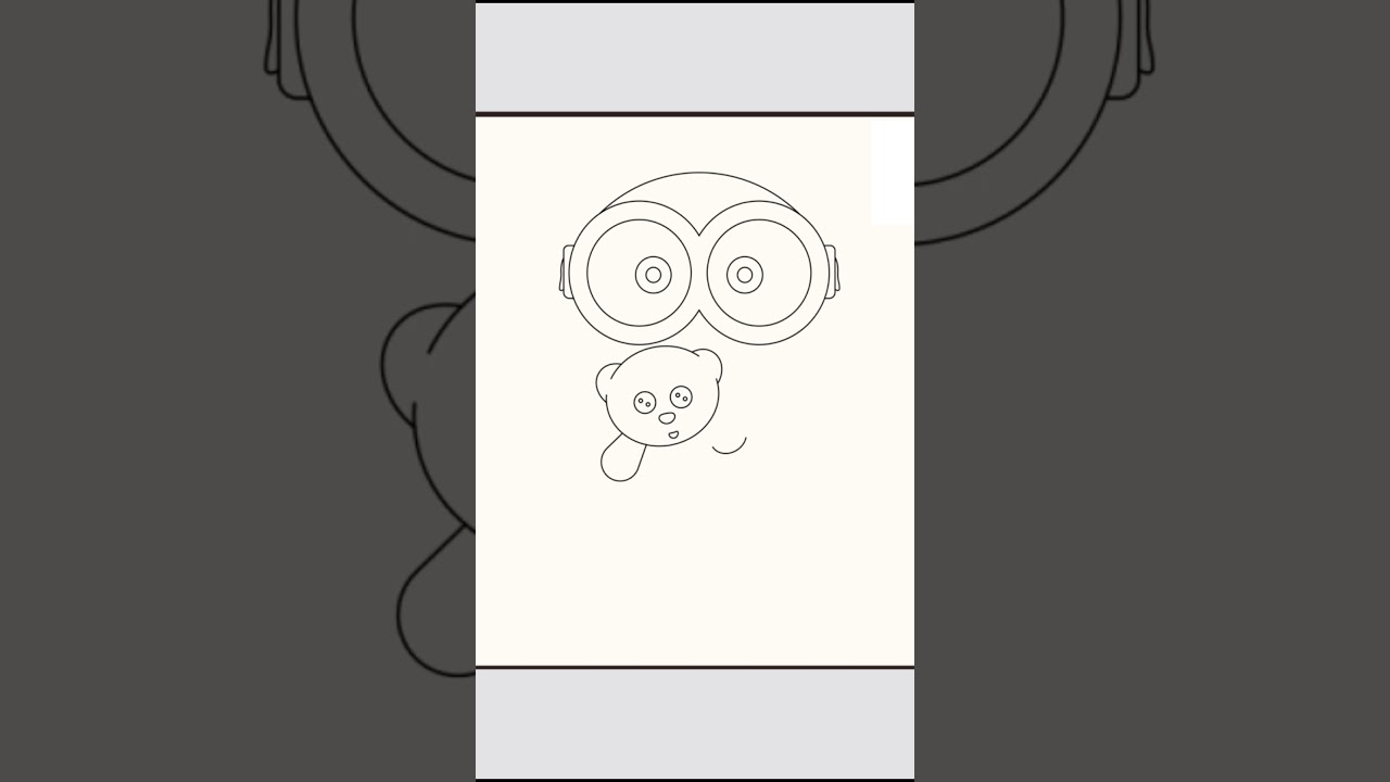 Como dibujar un Minion #dibujo #minions