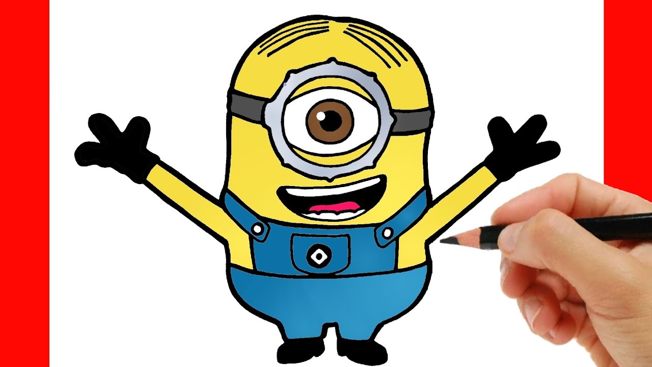 COMO DIBUJAR UN MINION FACIL