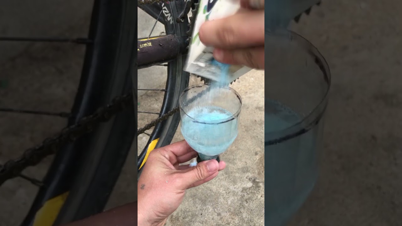 Como limpar corrente de bike #dicas #diy #bike #solucoes #shorts