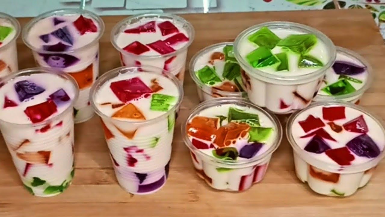 👌Como preparar GELATINA de MOSAICO en vasitos - Para VENDER💰🇵🇪💰!
