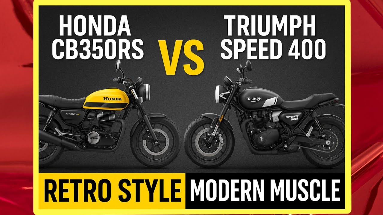 Comparison between Honda CB350RS and Triumph Speed 400