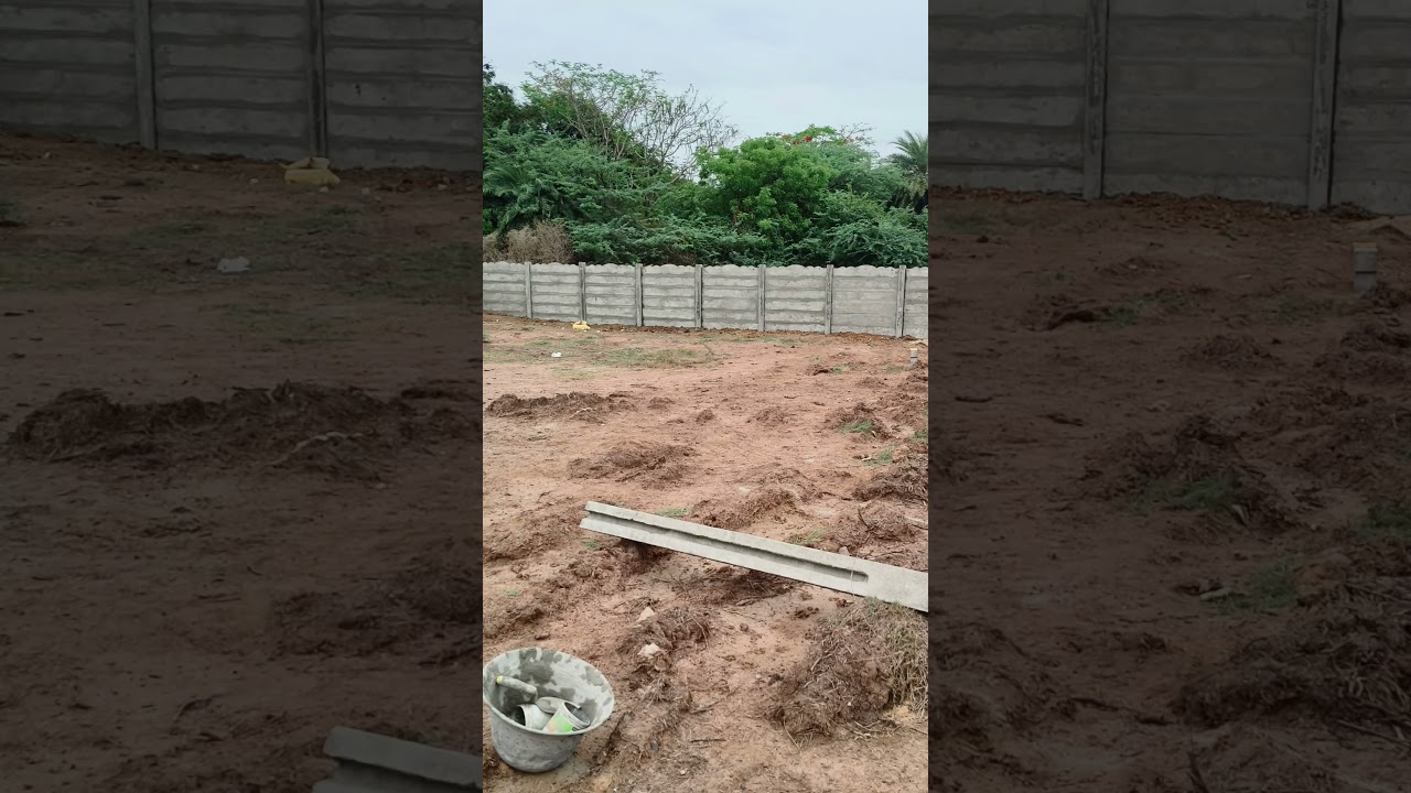 Compound wall Work #trending #irungatukotai
