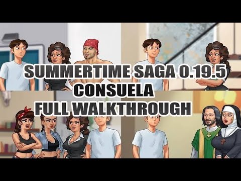 Consuela Full Walkthrough | Summertime Saga 0.19.5 | Consuela Route | Consuela Storyline