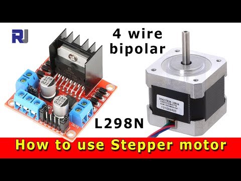 Control Position and  Speed of Stepper motor with L298N module using Arduino