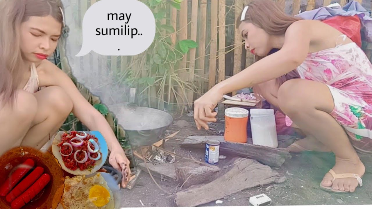 Cooking Breakfast On a Woods/ Country Life in the Philippines