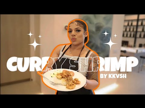 Cooking Curry Shrimp KKVSH