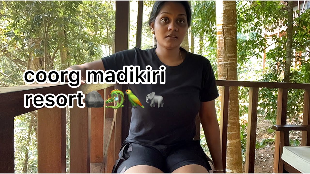 coorg (madikiri) resort🪨🐘🐉🦜 #priyangaraj