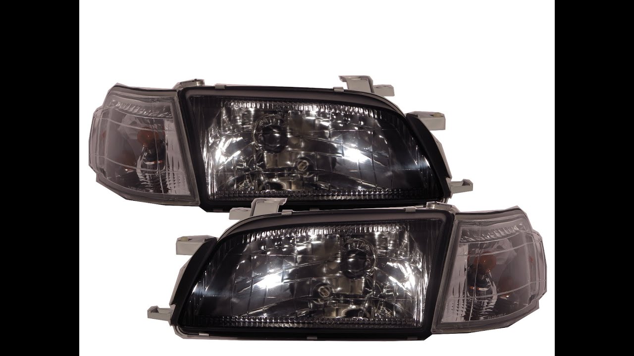 CORONA Exsior/Absolute ST190/191 MK9 1992-1998 Sedan Glass Clear Headlight Headlamp Bk for TOYOTA