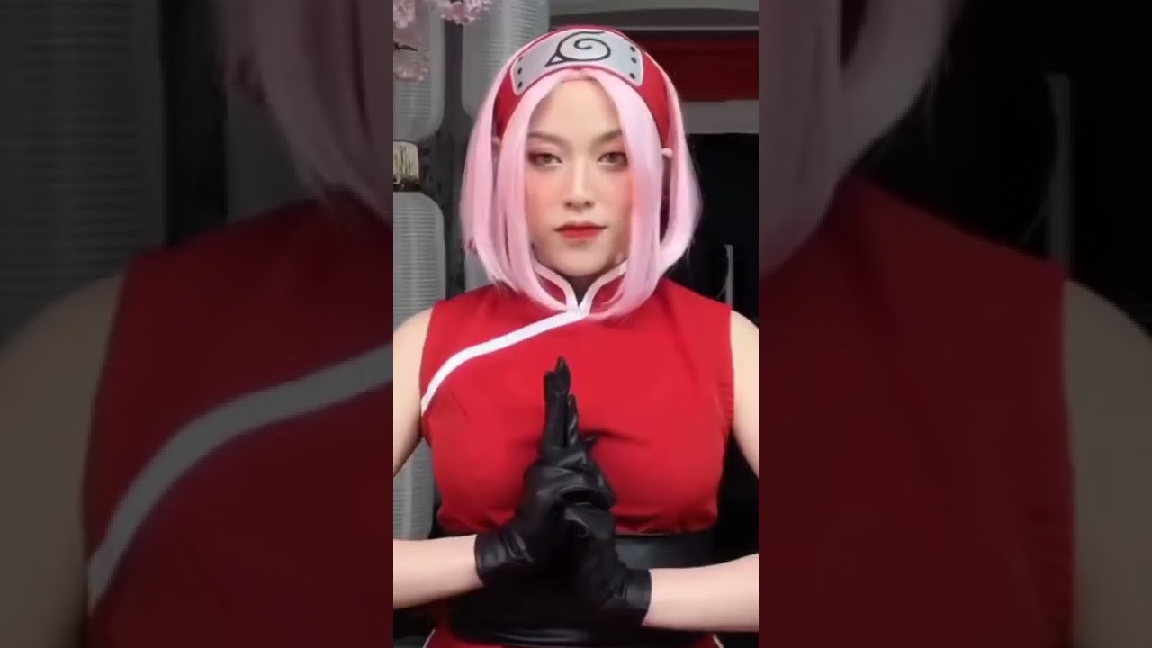 cosplay sakura da 😍#shorts #anime #naruto #sakura #cosplay #uchihatobi