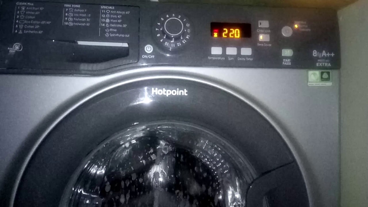 Cottons 90 degrees wash. (heating stage)