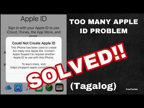 Could not create Apple ID Problem Solved! (Tagalog)