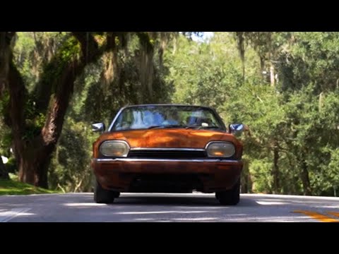Country Woman & her Jaguar XJS