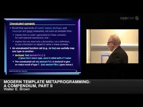 CppCon 2014: Walter E. Brown 