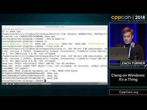 CppCon 2018: Zach Turner “Clang on Windows: It's a Thing”
