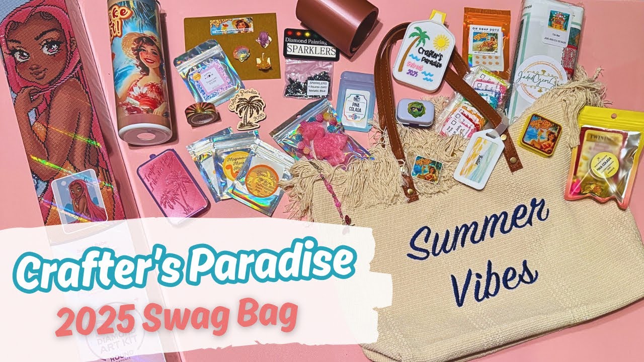 Crafter's Paradise 2025 Retreat Swag & Sponsor Spotlight (Small Shop Haul Style!)