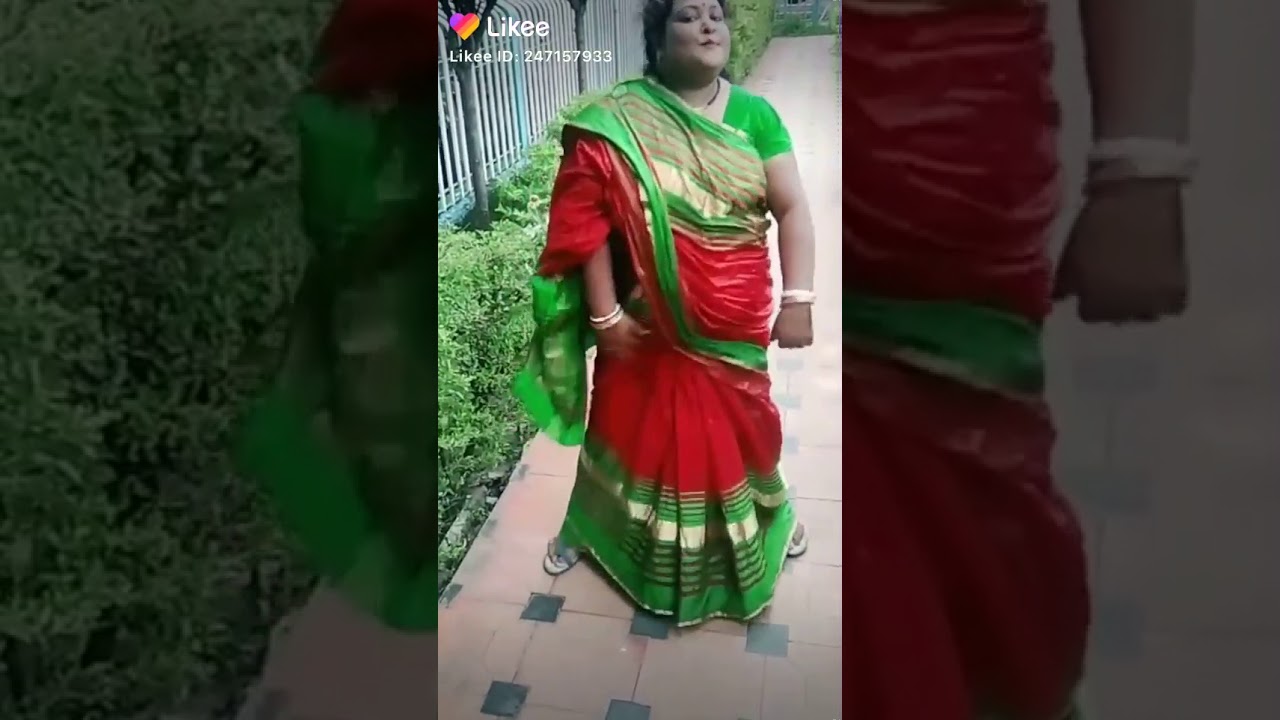 Crazy dance in fat aunty