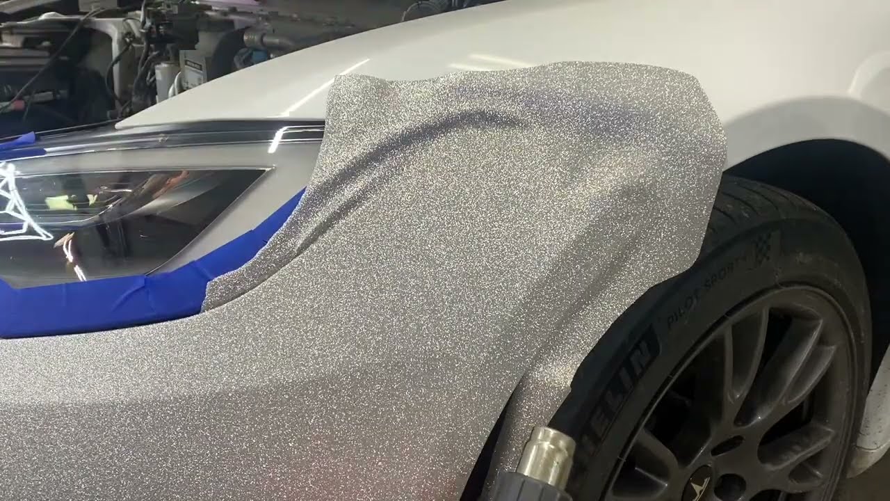 Crazy Diamond Car Wrap! EASY INSTALL! Luxx Vinyl