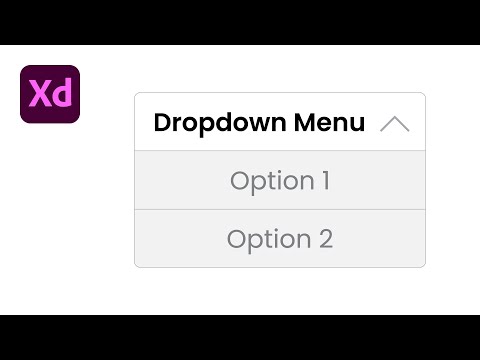 Create a Dropdown Menu in Adobe XD