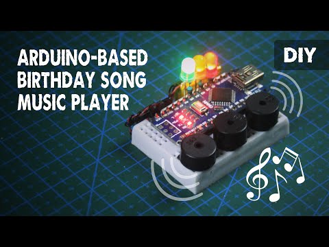 Create an Arduino Music Player with Piezo Buzzers | Birthday Melody