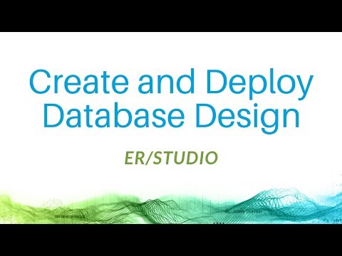 Create and Deploy Database Design with ER/Studio Data Architect