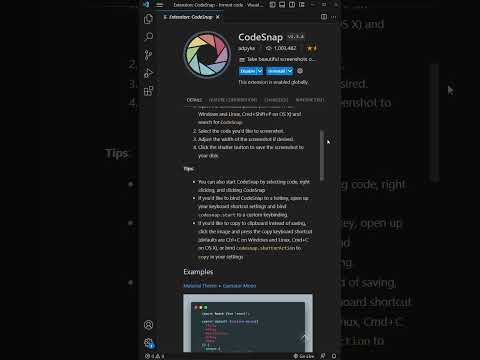 Create Fancy Screenshots of your Code with this VS Code Extension - CodeSnap