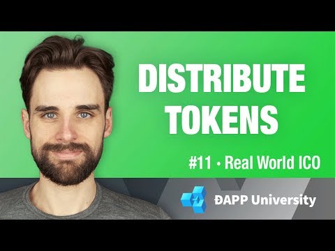 Create Token Distribution with Smart Contracts - #11 Real World ICO on Ethereum