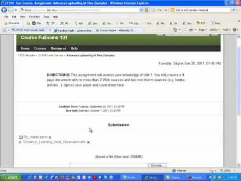Creating & Grading Assignments in Moodle