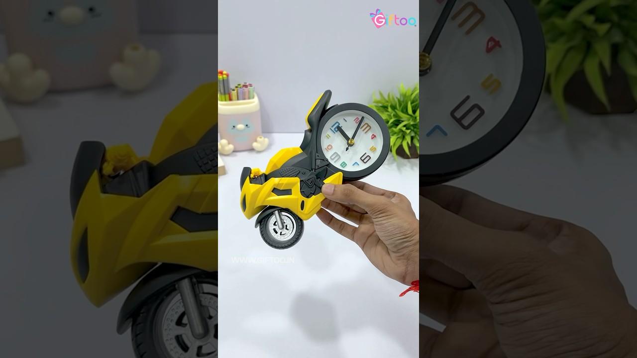 Creative Sports Bike Alarm Clock 🚴‍♂️⏰ Fun Wake-Up! #clock #cute #unique
