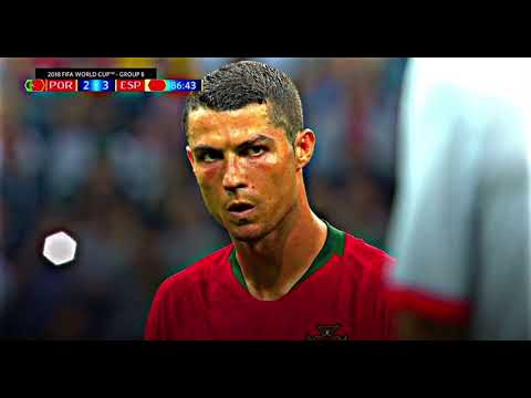 Cristiano ronaldo free clip vs spain /fifa world cup 2018