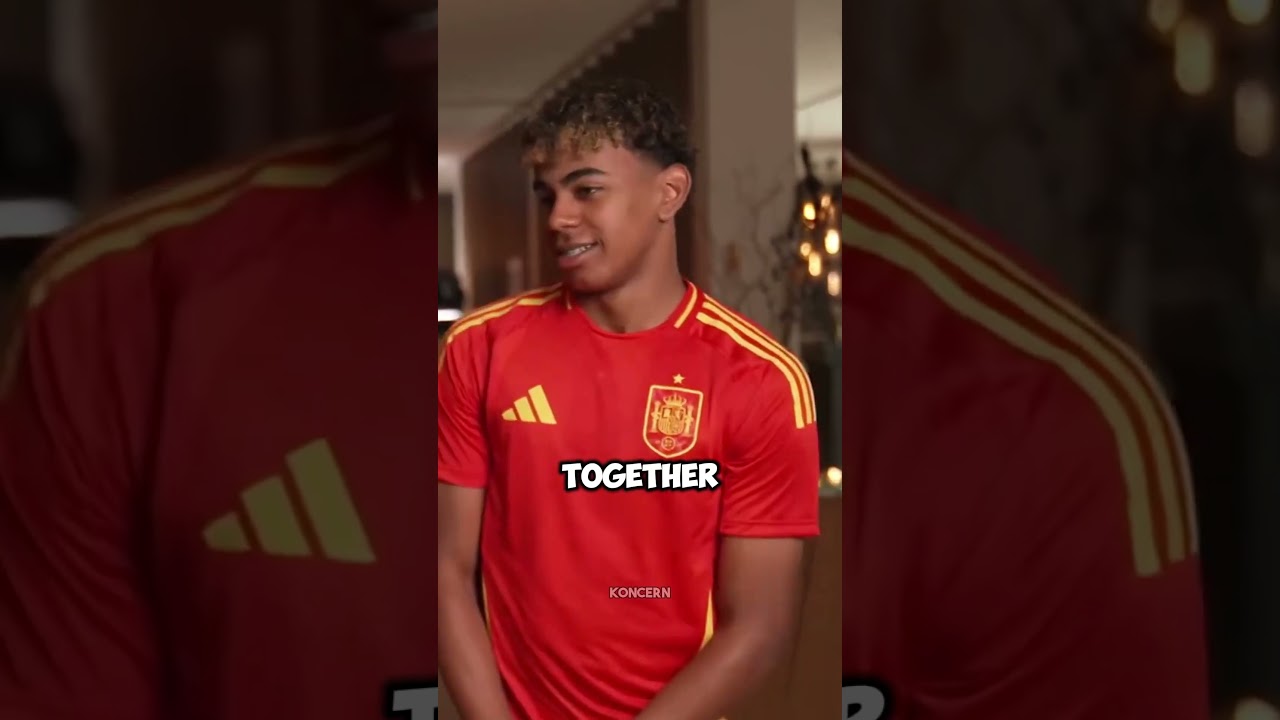 Cristiano Ronaldo Jr's meeting with Lamine Yamal shocked the world 🤯😱 #shorts
