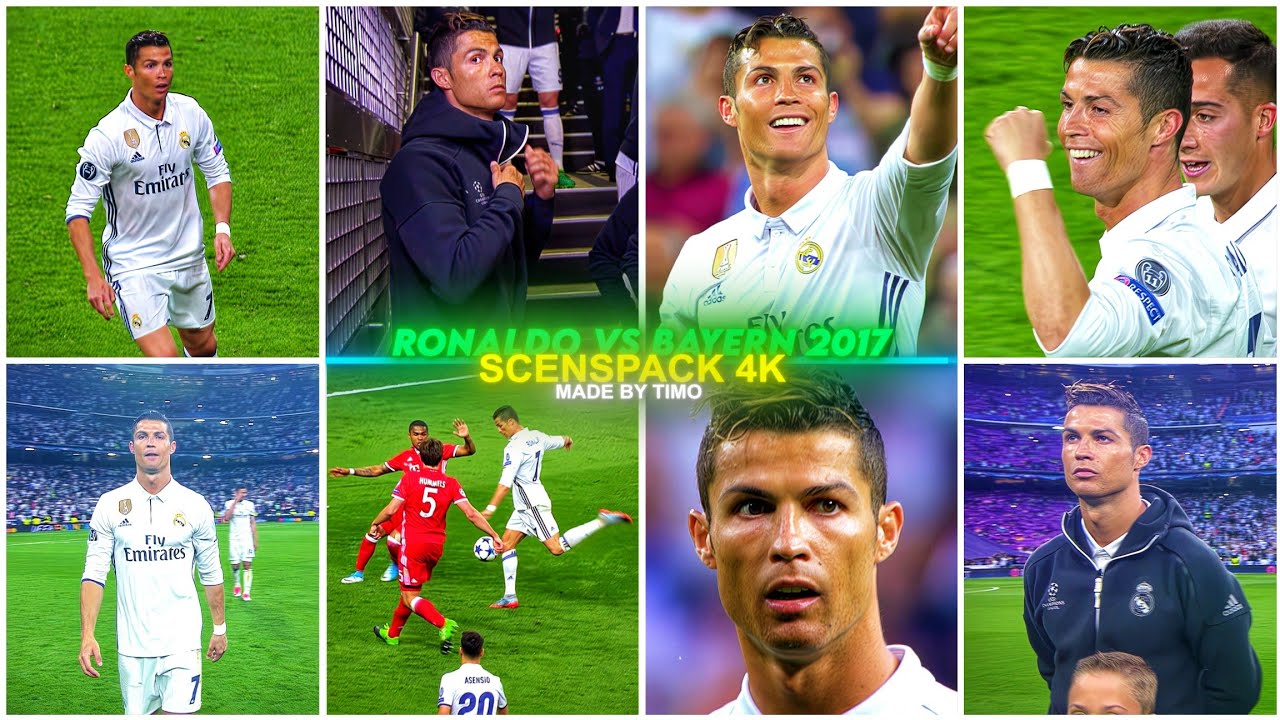 Cristiano Ronaldo Vs Bayern 2017 / RARE CLIPS ● SCENEPACK 4K ( With AE CC and TOPAZ )