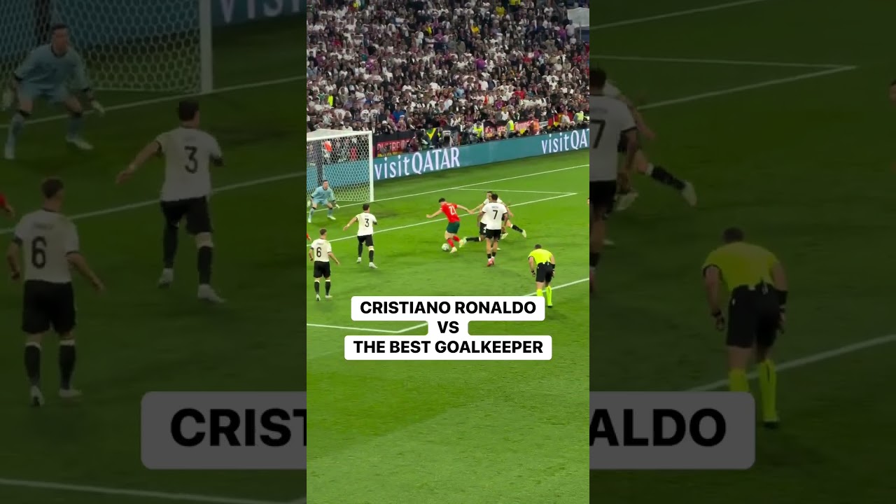 Cristiano Ronaldo vs M. ter Stegen The best Goalkeeper  #ronaldo #football #cristianoronaldo