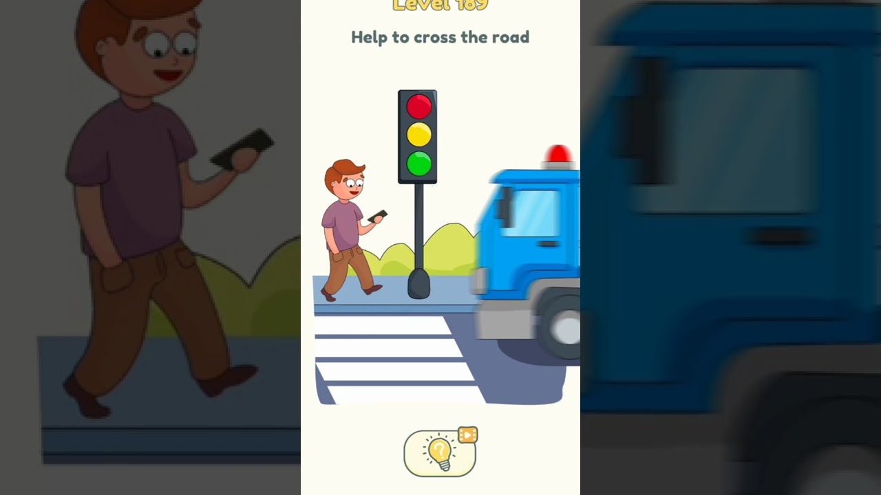 Cross the road👨‍👨‍👧‍👦#dop2 #lvl188 #shorts #videogames #Rupport Gamer #trending games #like #subs