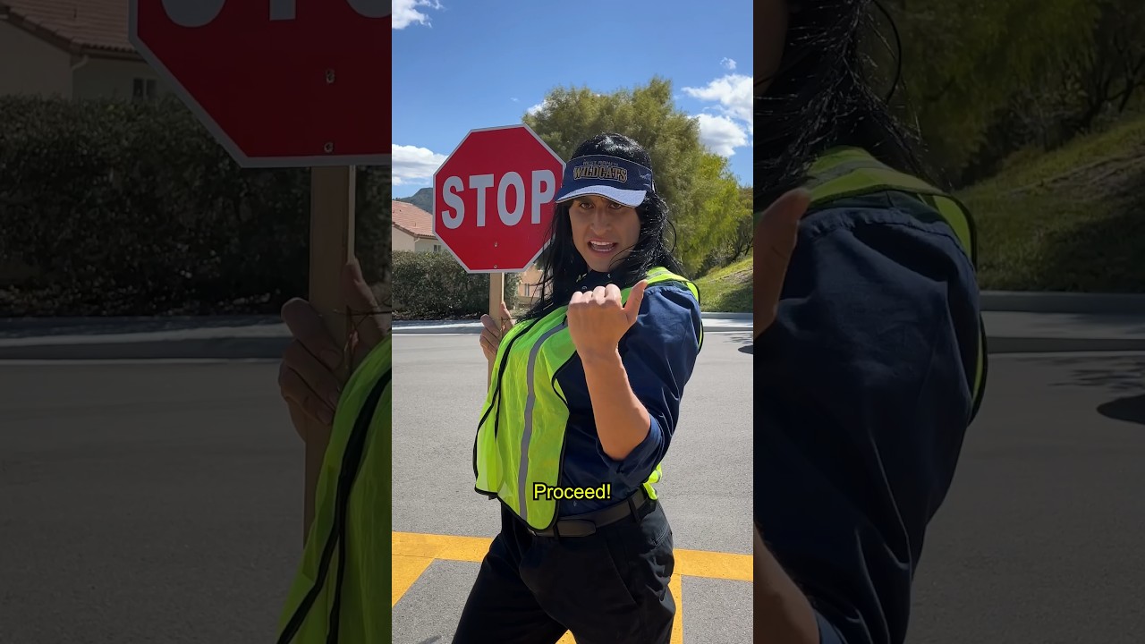 Crossing guards be like… 🤬😫😂 #shorts