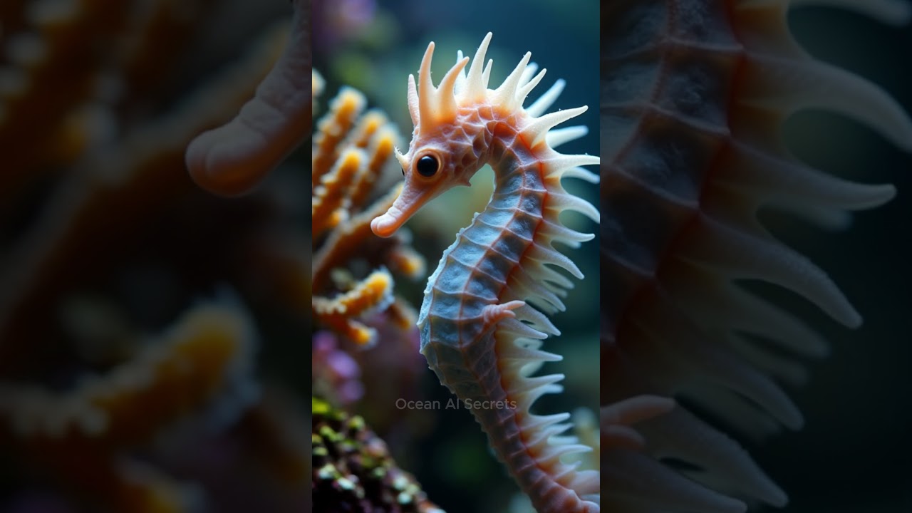 Crowned Seahorse: The Coral King's Silent Reign