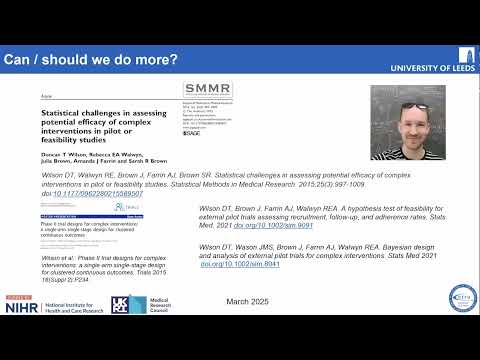 CTC Talks: Learning – Developing and evaluating complex interventions (19 March 2025)