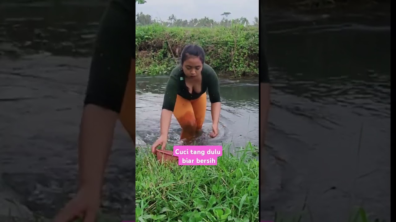 Cuci tngan biar brsih #outdoors #fishing #survival #hunting #jiaamalia20 #jiasurvivalskills #cooking