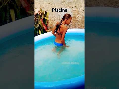 🌊Curtindo na piscina💧🤗 ft Sophia #poll #girl #diversão #poolchallenge