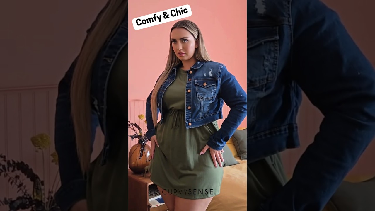 Curvy Sense - Zenna Mini Dress + Austin Jacket #plussize
