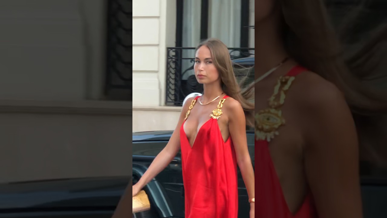 Cute brunette walking in Monaco ❤️‍🔥 #billionaire #monaco #luxury #trending #lifestyle #fyp