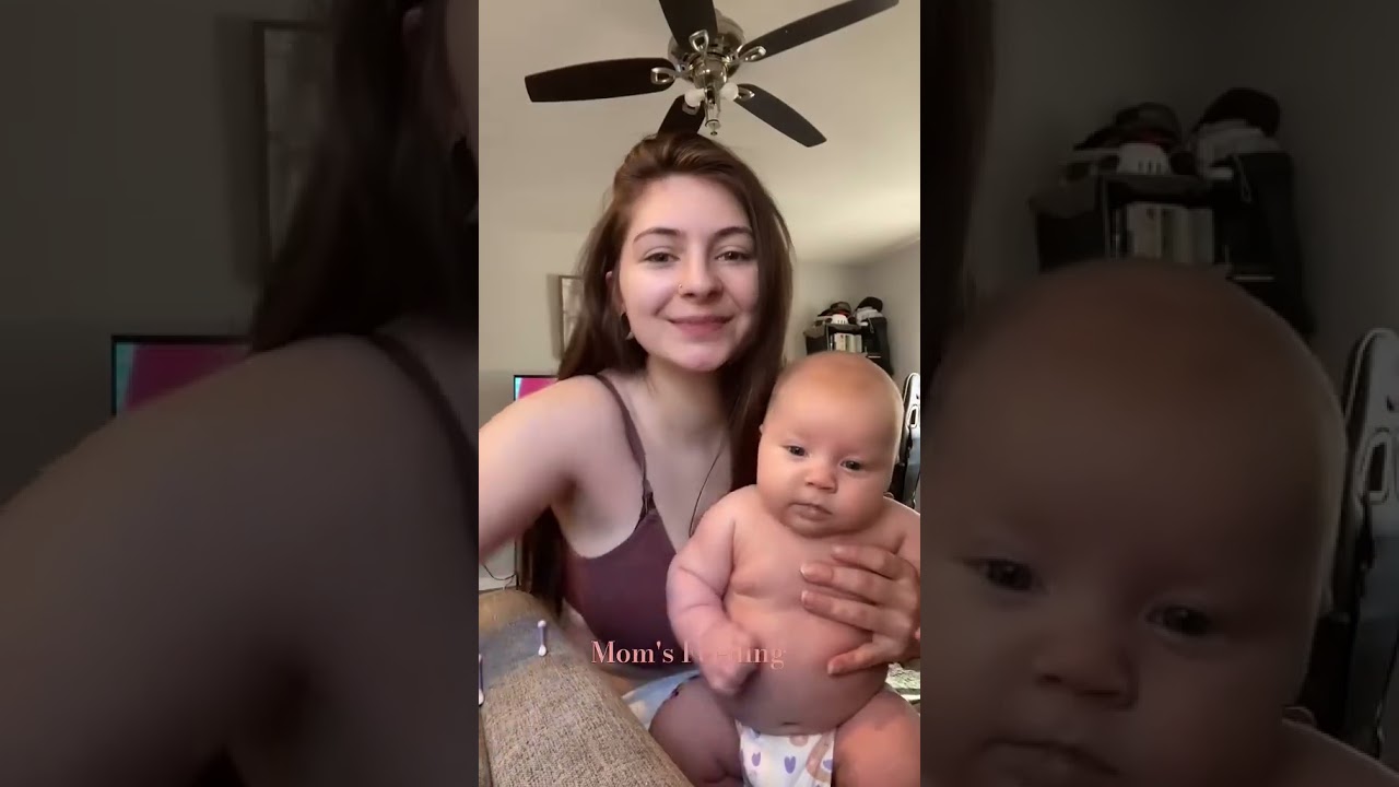 Cute Mom Baby Breastfeed | New Baby Vlog #baby #breastfeeding #cute #feeding #newborn