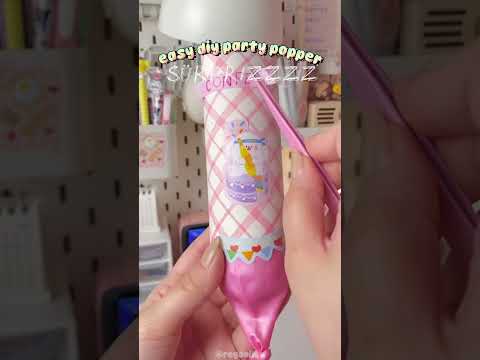 Cuteee😍 #easy #diygift #diy #confettipop #partypopper #birthday #craft